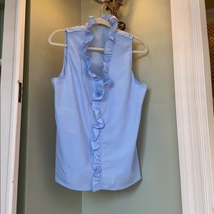 Ruffled Sleeveless Blouse